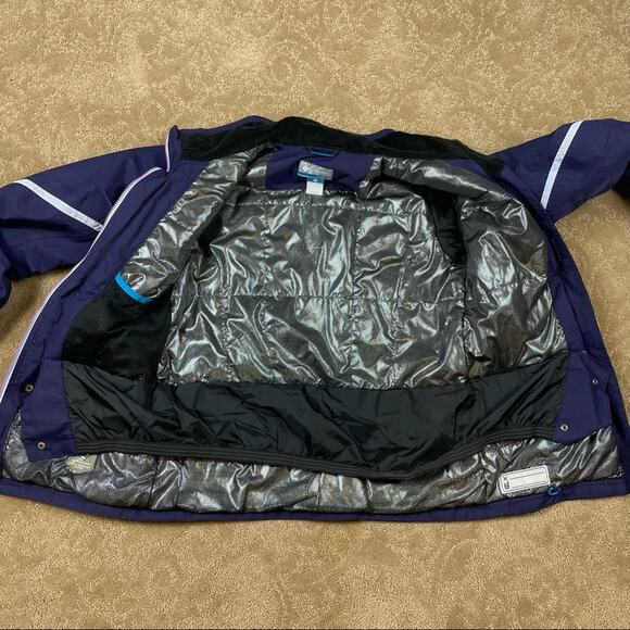 Columbia Titanium Youth Girls Purple Ski Jacket Size 18-20 - Picture 6 of 7